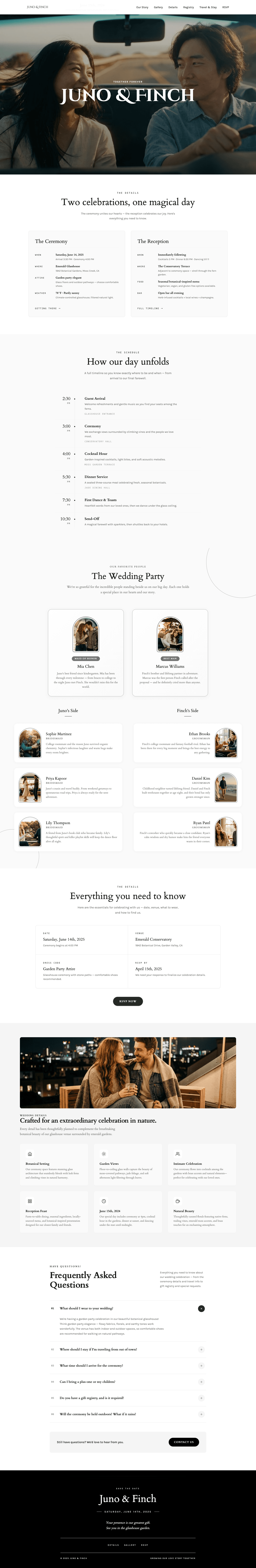 Juno & Finch template preview