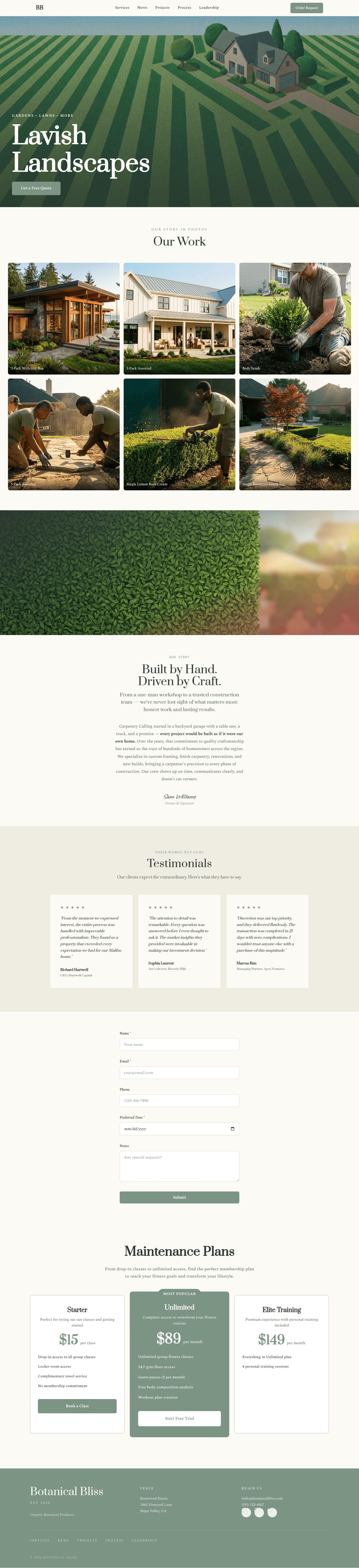Lavish Landscapes