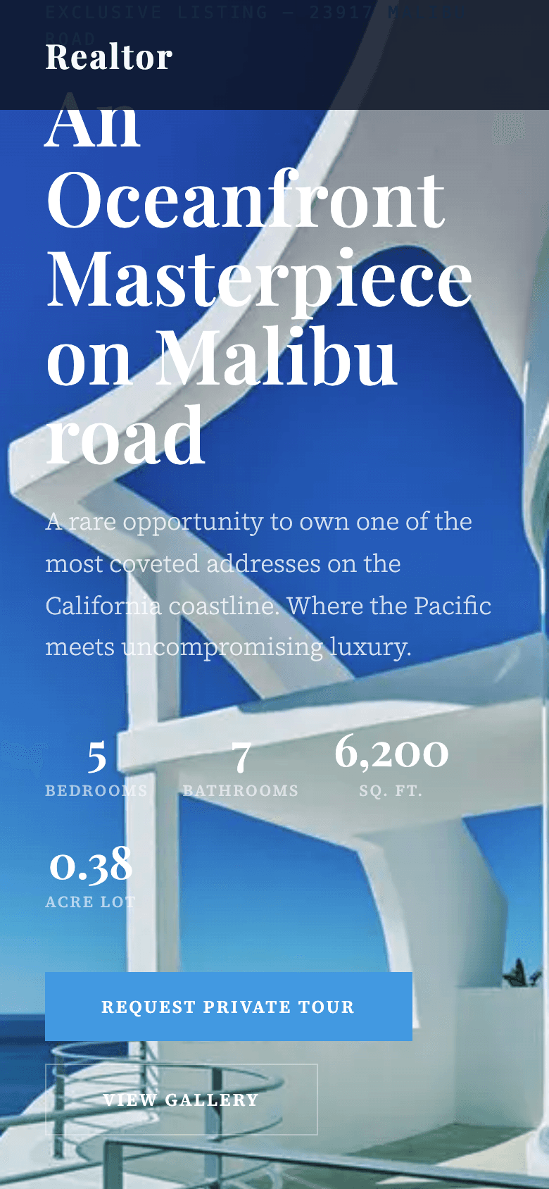 Malibu mobile preview